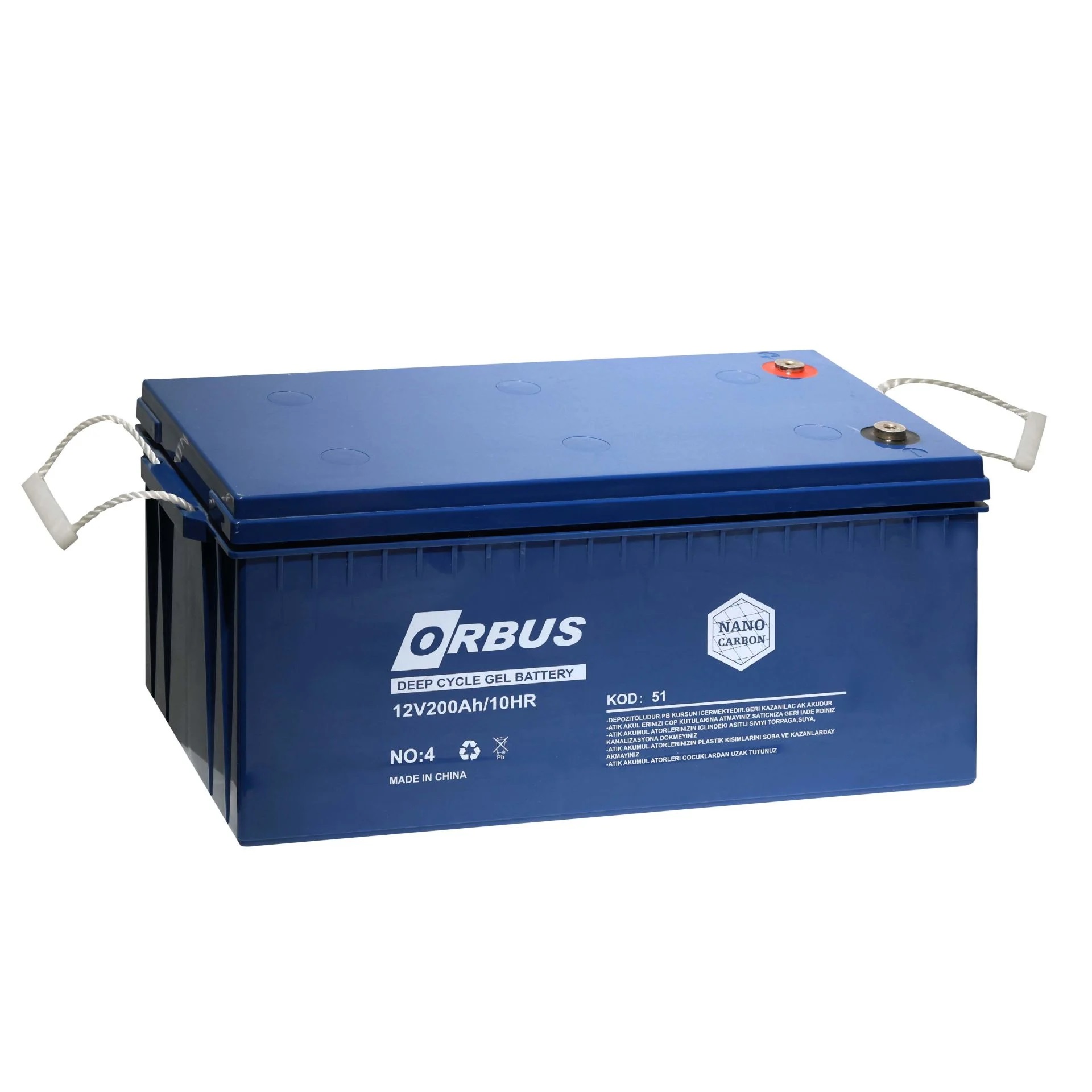orbus 200A solar jel akü